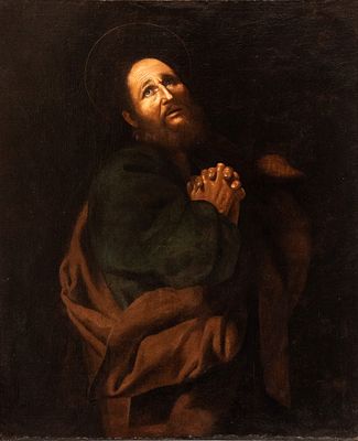 Artista napoletano, XVII secolo - Oil on canvas cm. 120x99. Framed