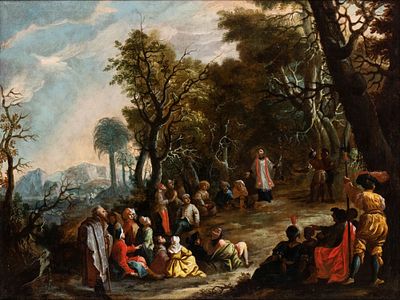 Artista emiliano, XVII secolo - Oil on canvas cm. 69x92. Framed