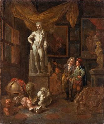 Artista fiammingo, XVII-XVIII secolo - Oil on canvas cm. 61x51