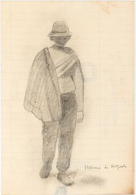 GIUSEPPE PELLIZZA DA VOLPEDO
(Volpedo 1868 - 1907)
, Studio per il Quarto Stato 1898/1901. GIUSEP 