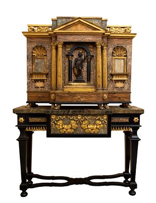Italian coin cabinet, Italy, 17th - 18th century. Height x width x depth: 170 x 121 x 41 cm. 