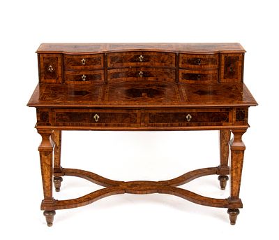 “San Filippo” Writing Desk, Rome, 18th Century, Louis XIV Period. Height x width x depth: 