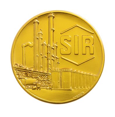 Lot of 11 18k gold medals. Diameter: 50 mm. Weight: 80.4 g each. Total weight 884 g. Recognition 