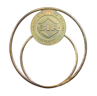 Lot of 35 money clips in 800 silver, Milan, 1950s–1960s. Diameter: 55 mm. Weight: 17.4 each. 