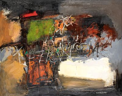 TOYOJI MASUJIMA &copy; (Shizuoka-Ken, 1947) - Oil on canvas 80 x 100 cm