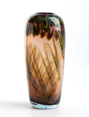 Vase in the Secession style Glass 36,5 x 14 cm Excellent condition