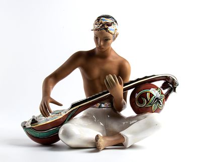 MANIFATTURA LE BERTETTI - TORINO, Bango Tang Ceramic 38 x 47 x 27 cm ca. Signed under the base: 