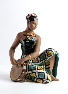 MANIFATTURA LE BERTETTI - TORINO, Penida - Isole Bali Indonesia Ceramic 42,5 x 32 x 20 cm ca. 