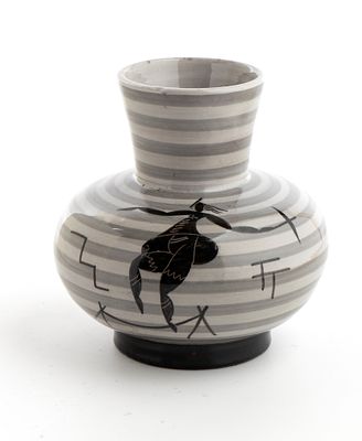 Small vase BI.CA. (Bini & Carmignani). Small vase BMA Ceramic 12,5 x 11 cm ca. Signed beneath 