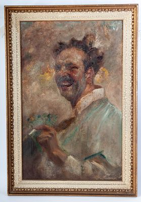 GIUSEPPE MALDARELLI &copy; (Napoli, 1885 - 1950) - oil painting on canvas 65 x 42 cm framed, signed. 