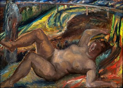 FERRUCCIO FERRAZZI &copy; (Roma, 1891 - 1978) - Oil on panel 35 x 46 cm Signed and dated at the 