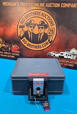First Alert safe box 10" x 14" x 6" deep with 2 keys