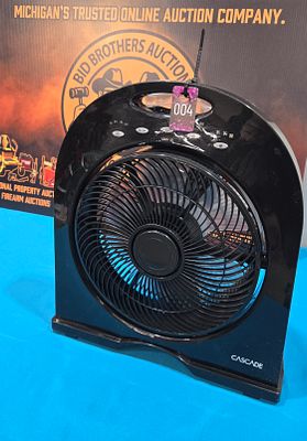 12" Cascade floor fan with remote