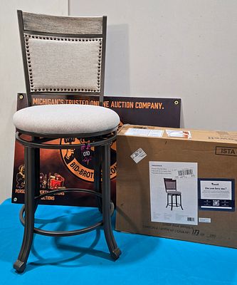 (2) new 24" bar stools (1 in box)
