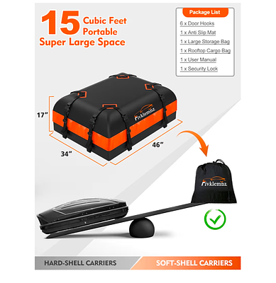 Car roof bag