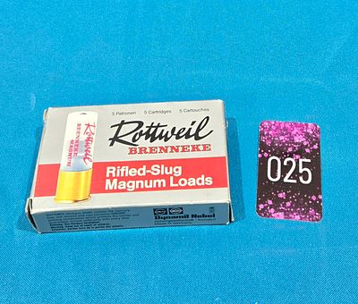 Rottweil 12-gauge rifled slugs (5 rounds)
