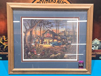 Aaron B. Faulner framed print 25" x 21"