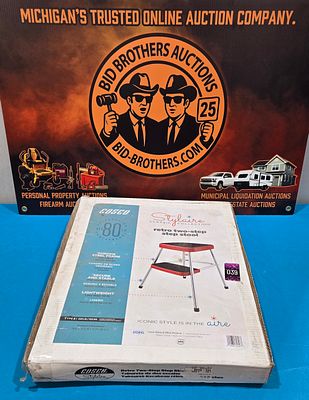 Retro 2 step stool in the box