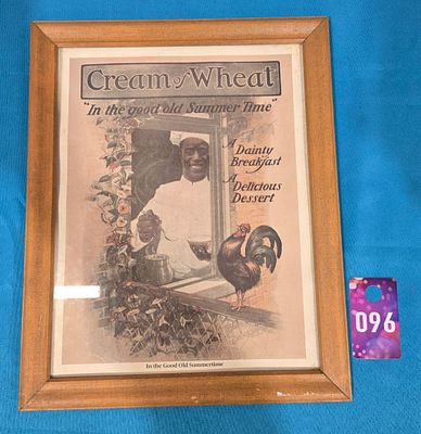 Cream of Wheat Advertisement "In the Good Old Summertime" Chef Rastus . Requires 6% sales tax