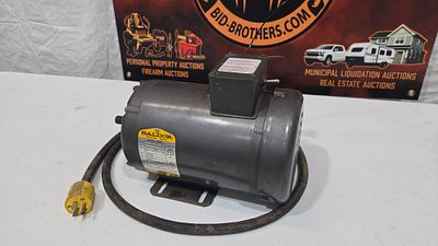 Single phase Baldor 3 hp. electric motor/ dual voltage 115/230. 6% Sales tax applies on this item