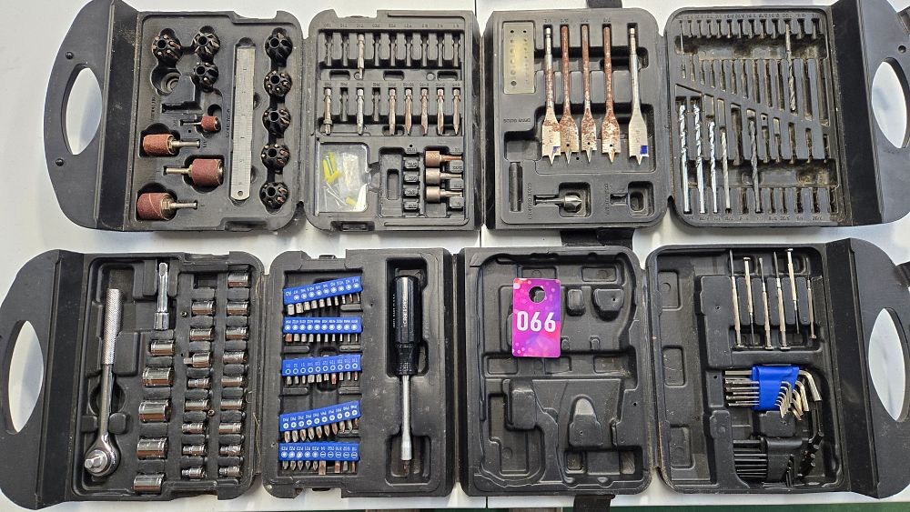 Lot 66: (2) Black and Decker cases with misc. bits