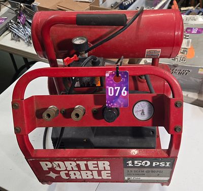 Porter Cable 150 psi air compressor