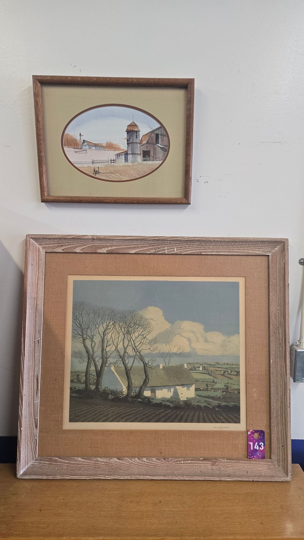 Lot 143: (2) Framed Prints