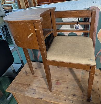 Antique Gossip Bench / Telephone desk