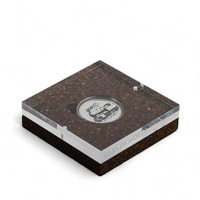 MOEDA 7,5 EUROS "Comboio Histórico". Moeda em prata, colecção "Comboios Históricos - Linha do 