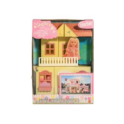 BARBIE, CASA DE BRINCAR DA SHELLY. Casa de abrir e fechar, da Shelly com diversas divisões e 