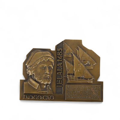 MEDALHA "Pedra de Ielala". Medalha em bronze de motivo "inauguração da réplica no museu de 