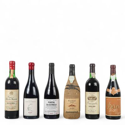 CONJUNTO DE 6 GARRAFAS DE VINHO TINTO. Conjunto de 6 garrafas de vinho tinto: Cave solar das 