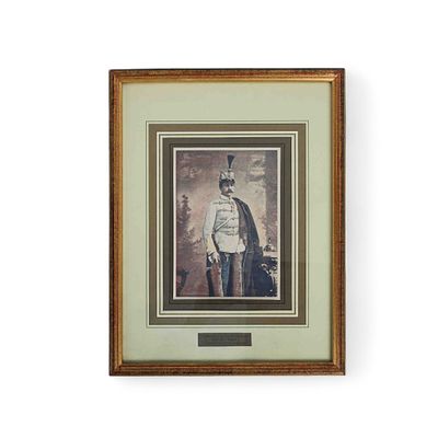 PRINCIPE D. MIGUEL DE BRAGAN&Ccedil;A. Estampa antiga a cores com imagem do Pr&iacute;ncipe D. Miguel de 