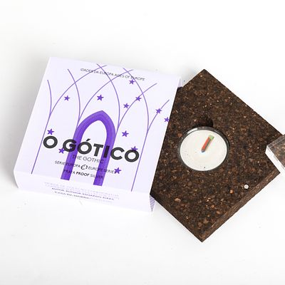 MOEDA DE 5€ - O G&Oacute;TICO. Moeda em prata proof 925, comemorativa dedicada ao G&oacute;tico incorporada 