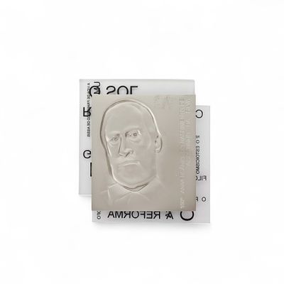 MEDALHA "100.&ordm; Anivers&aacute;rio do nascimento de Agostinho da Silva". Medalha em bronze e acr&iacute;lico de 