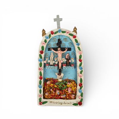 MIST&Eacute;RIO (ATRIB.) RET&Aacute;BULO 'ALMINHAS' EM BARRO DE BARCELOS. Grupo escult&oacute;rico em barro 