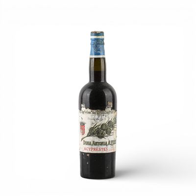 FERREIRINHA ACYPRESTES T1872. Garrafa de vinho do Porto Ferreirinha, Sucessora de Dona Antonia 