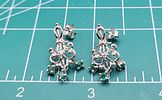 14K White Gold Emerald & Diamond Festoon Earrings. Setting: 14K White Gold 
Main Image - 6