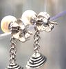 Honora Coin & Drop Cultured Pearl Dangle Earrings. Setting: .925 Sterling Silver 
Main Image - 6