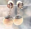 Honora Coin & Drop Cultured Pearl Dangle Earrings. Setting: .925 Sterling Silver 
Main Image - 7