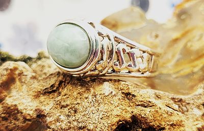 Roman & Sunstone Sterling Silver Aventurine Ring. Setting: Sterling Silver .925 
Main 