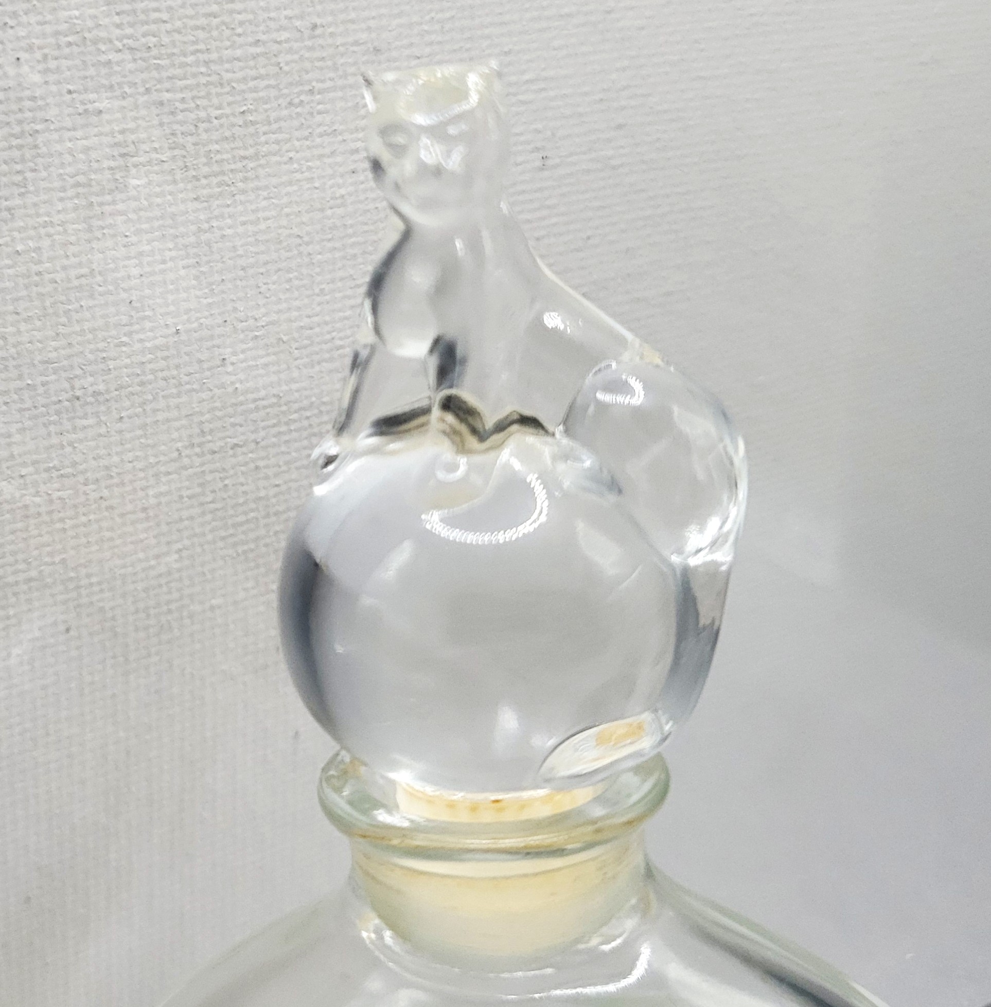 VIntage Glass Cartier Pantere' Fragrance Bottle 0KAD