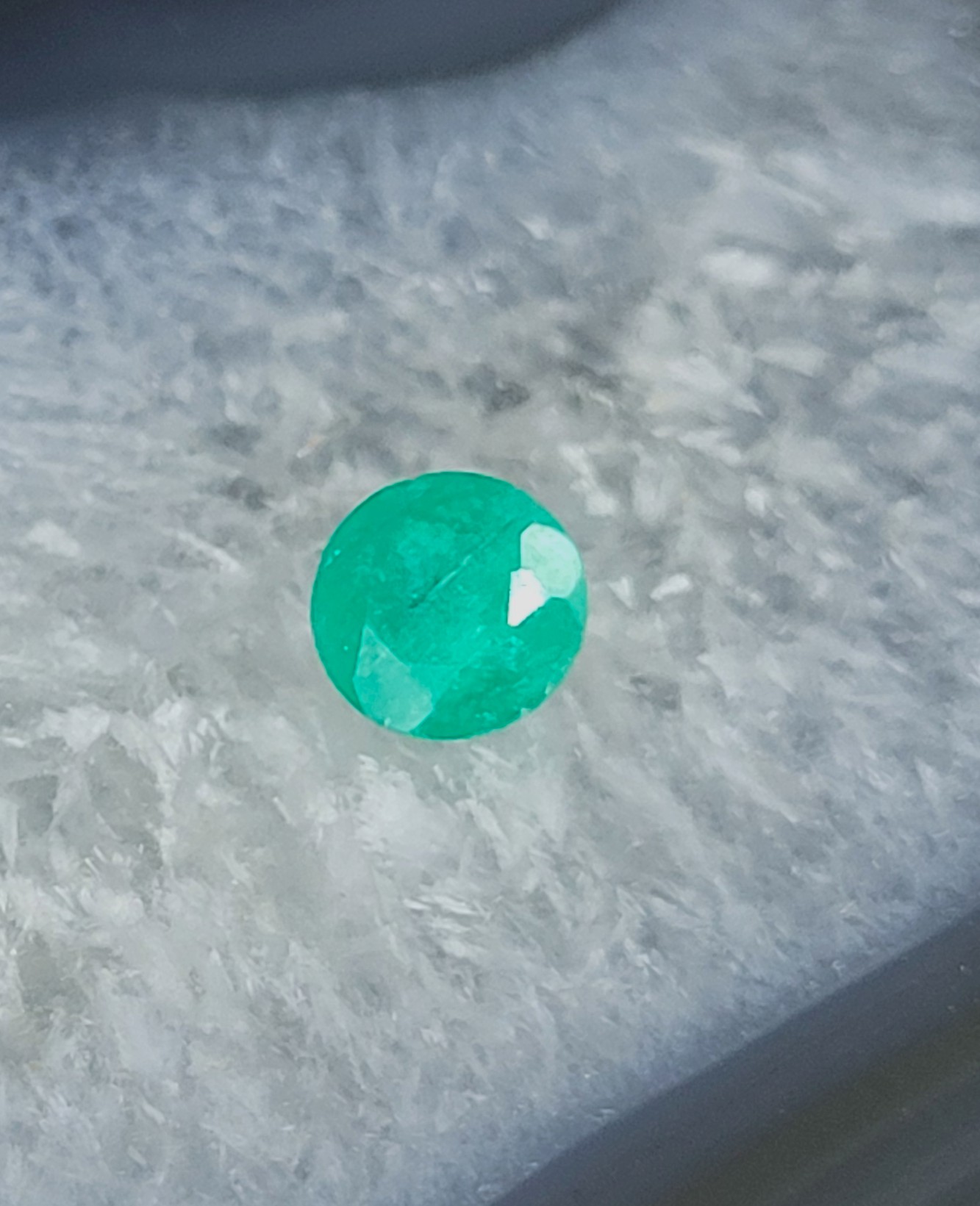 1.82 CT Round Muzo Mine Emerald