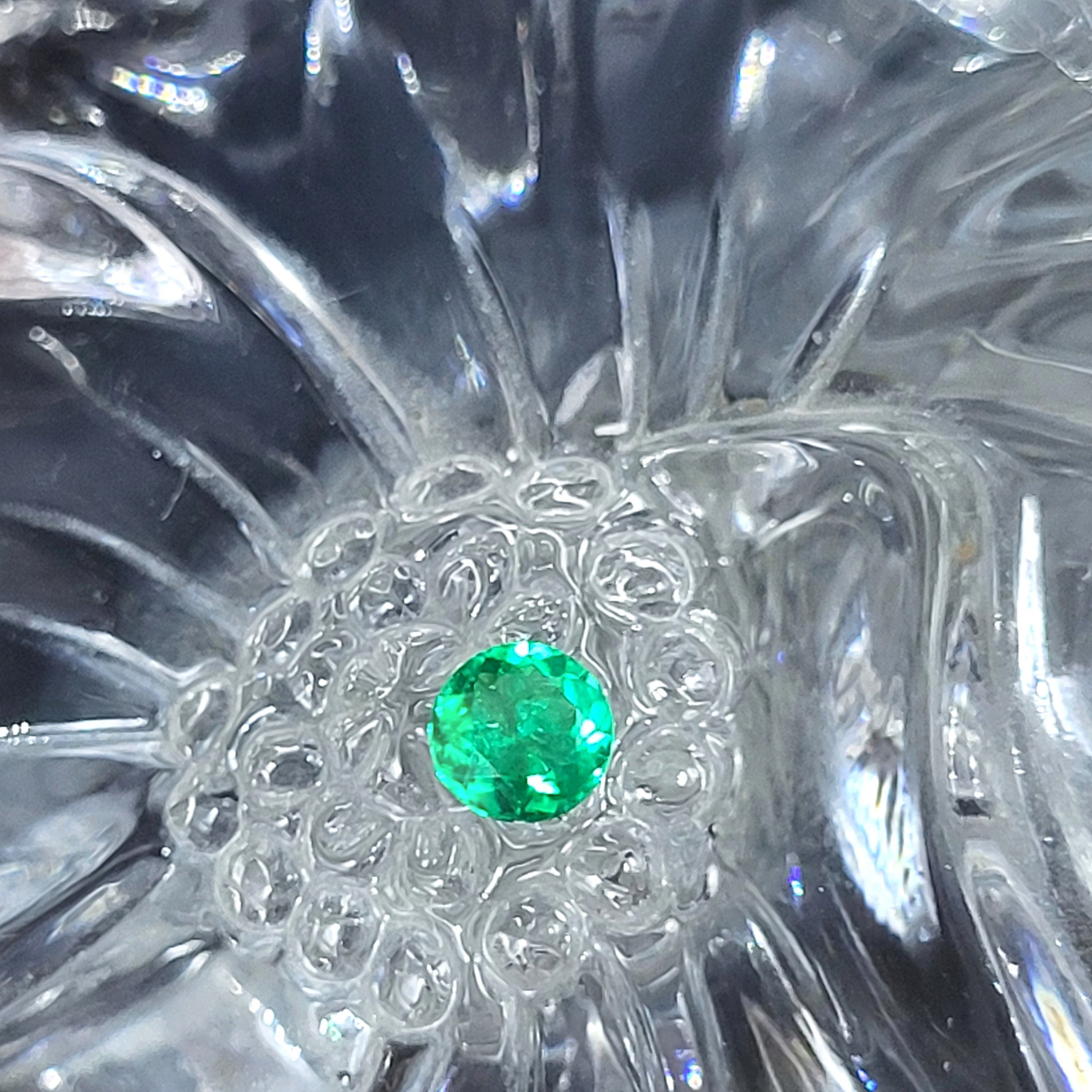 .40ct Muzo Colombian Emerald Round Loose