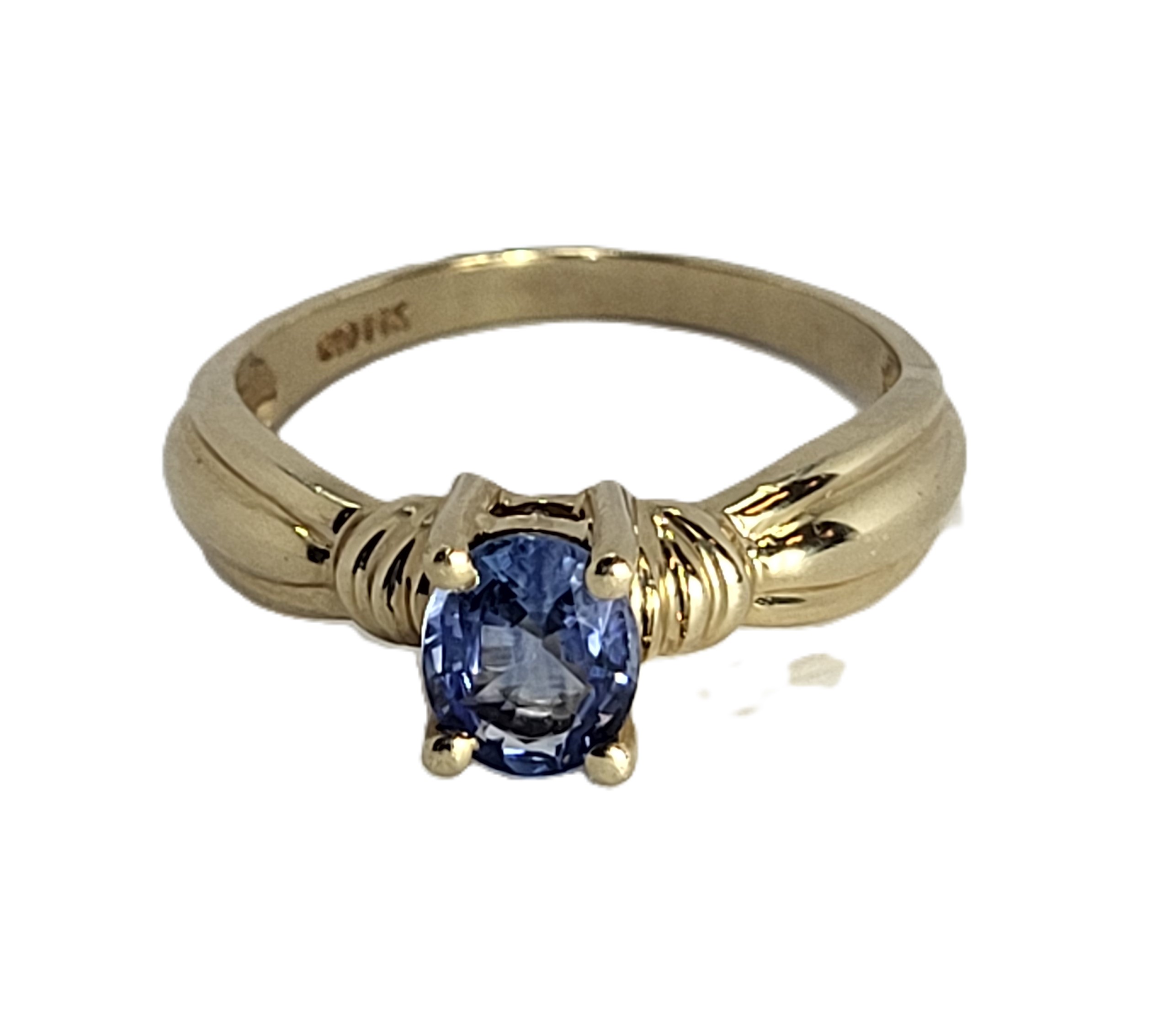 Clyde Duneier Clear Light Blue Sapphire Ring