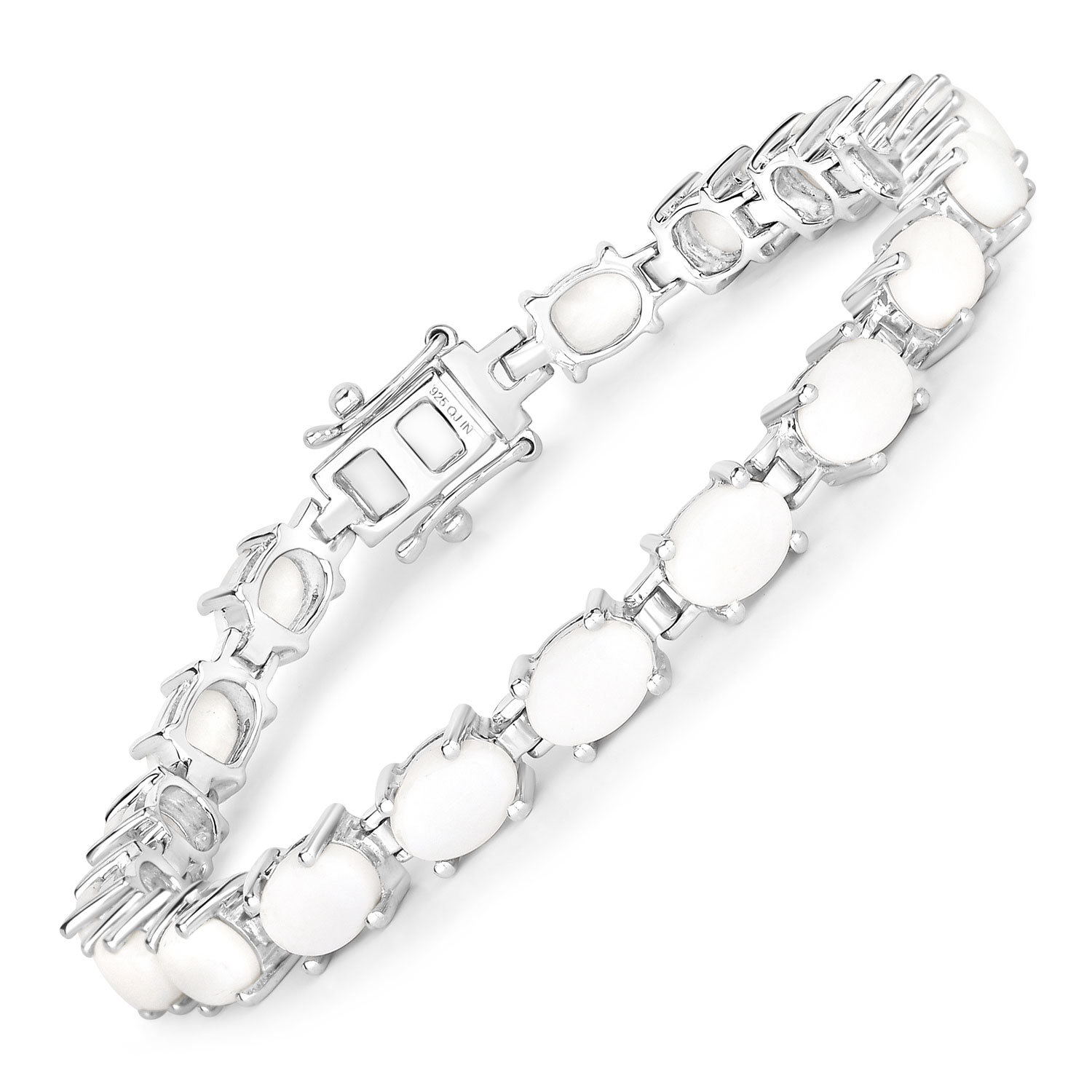 Fire & Light Opal Bracelet in Sterling Silver