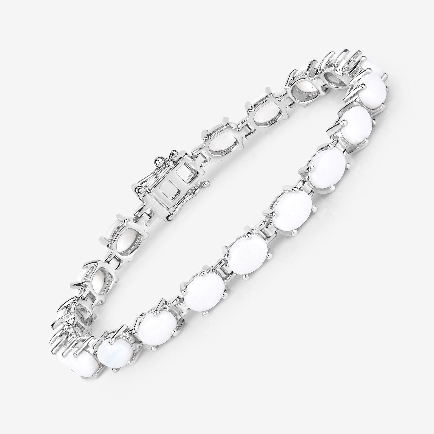 Fire & Light Opal Bracelet in Sterling Silver