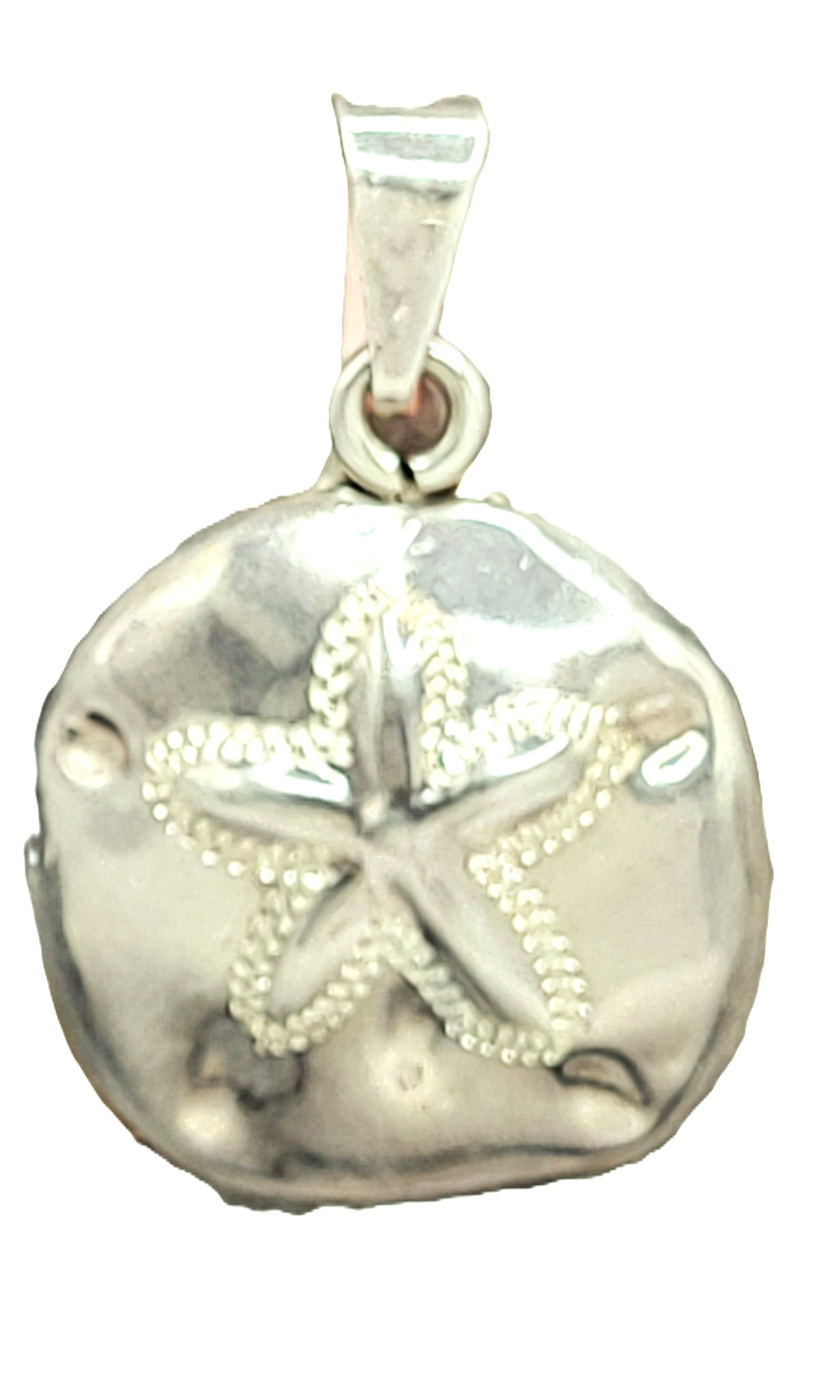 Vintage Taxco TN-49 Sterling Silver Sand Dollar Pendant