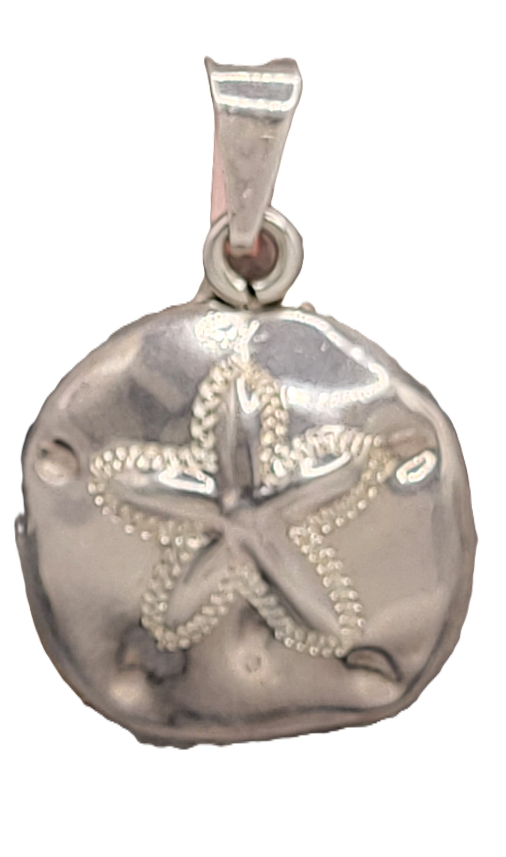 Vintage Taxco TN-49 Sterling Silver Sand Dollar Pendant