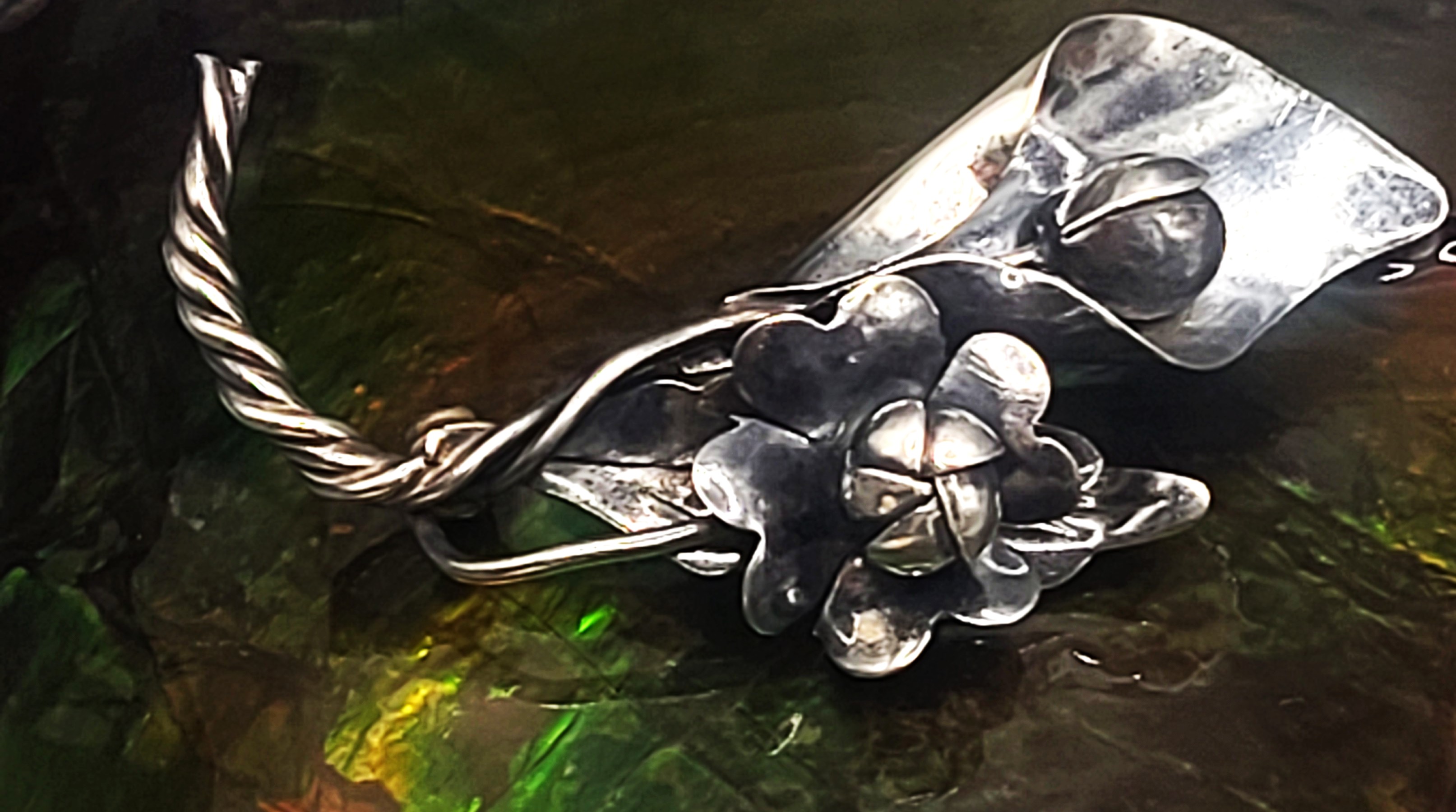 Handmade Sterling Silver Calla Lily Brooch